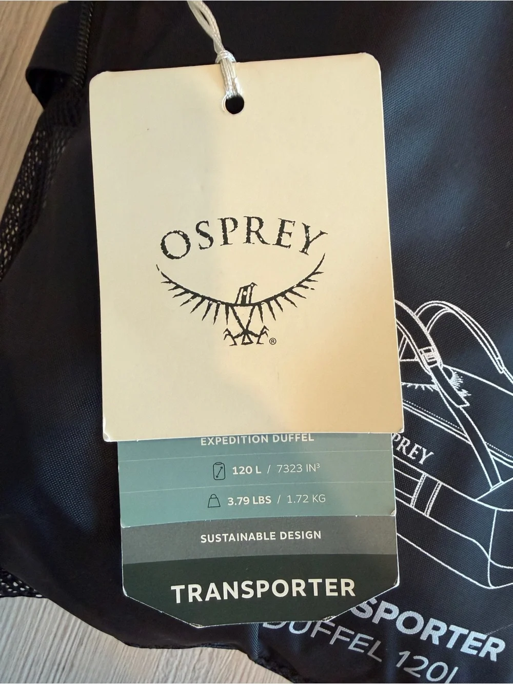 OSPREY Transporter Duffel 120L - Black